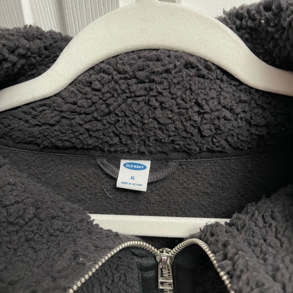 XL Sherpa fleece zip up jacket Old Navy - Picture 2 of 3